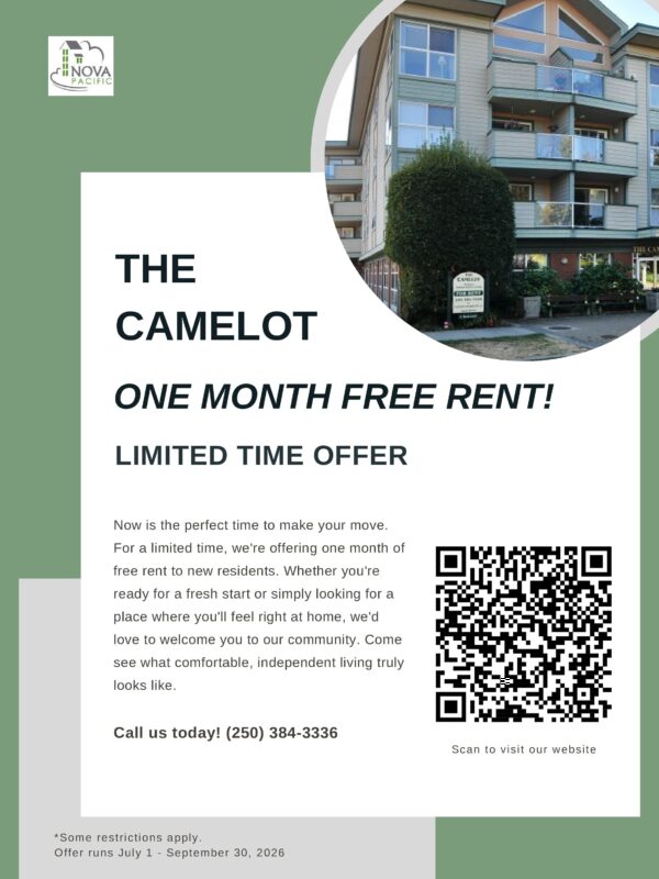 One Month Free Rent promotion