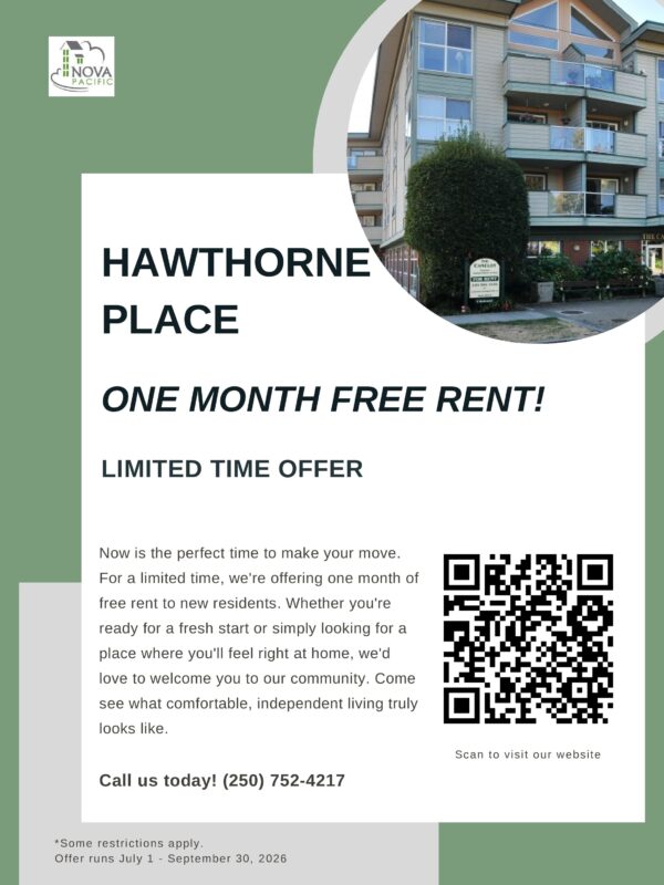One Month Free Rent promotion