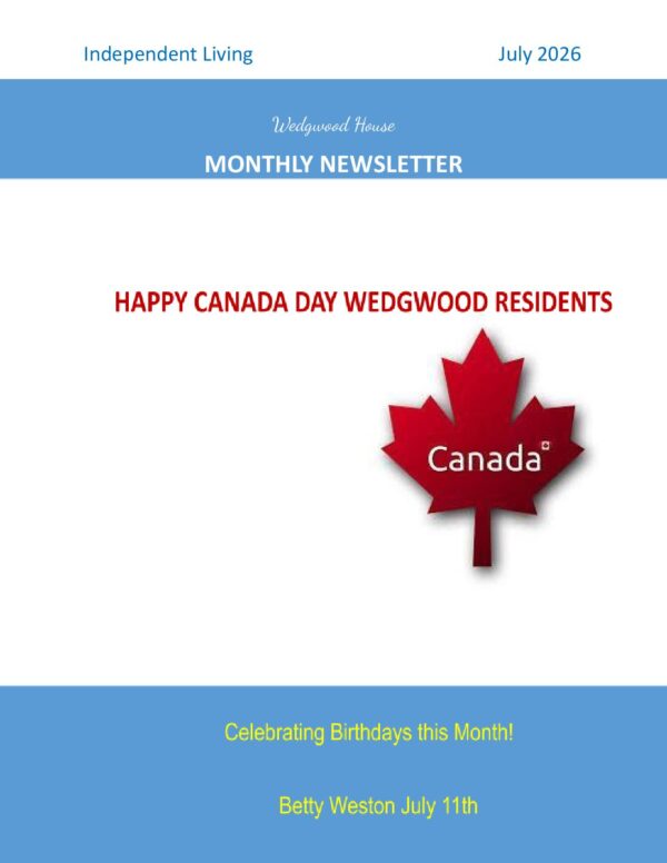 July 2026 newsletter